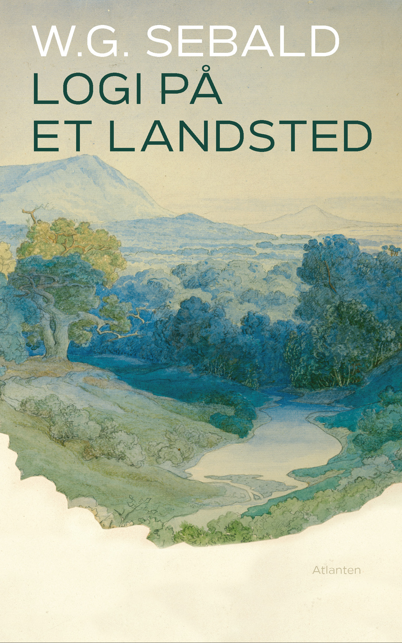 Forside til Logi på et landsted af W.G. Sebald